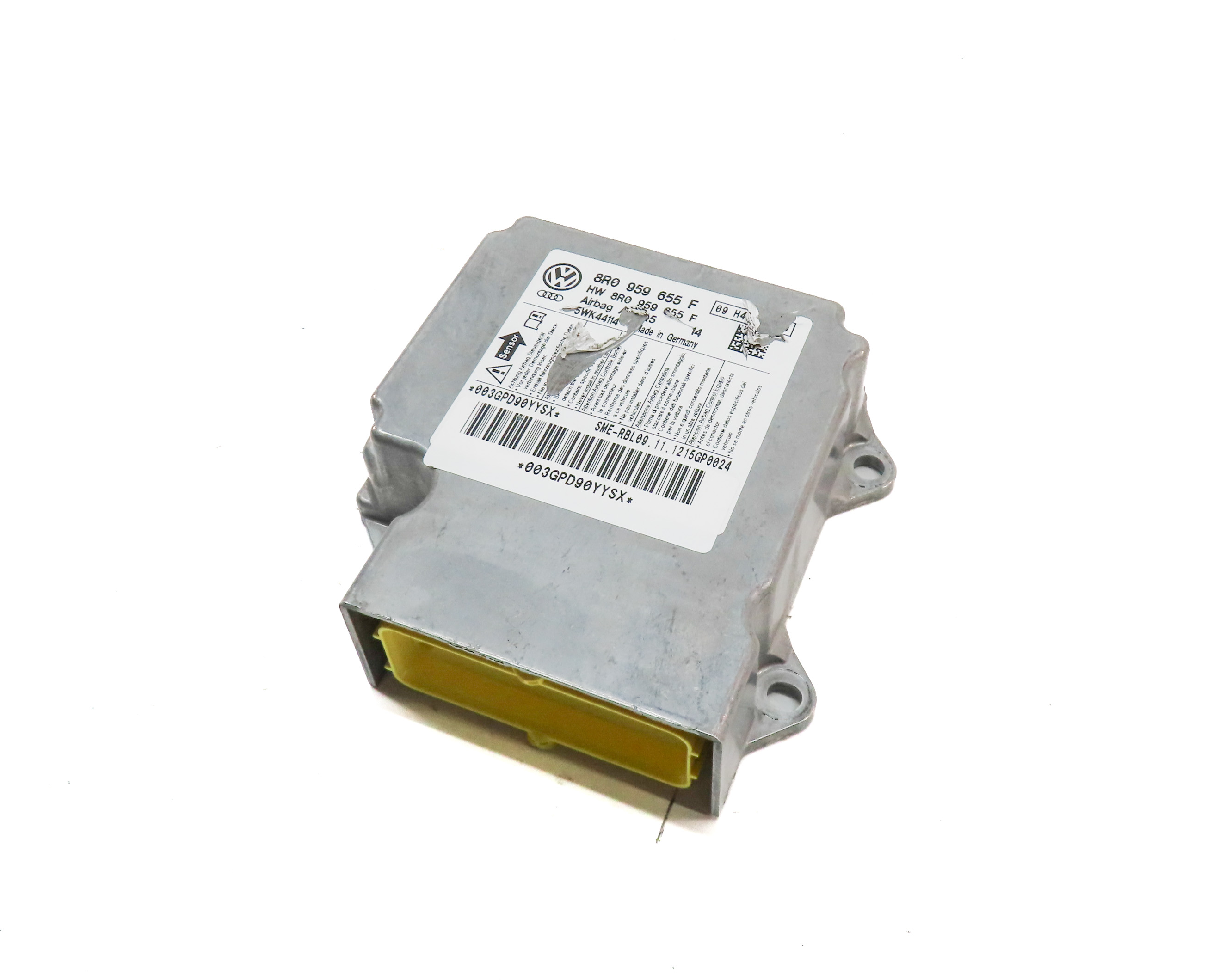 2013-2014 AUDI Q5 SQ5 (B8 8R) SRS BAG RESTRAINT CONTROL MODULE COMPUTER — exact item pictured